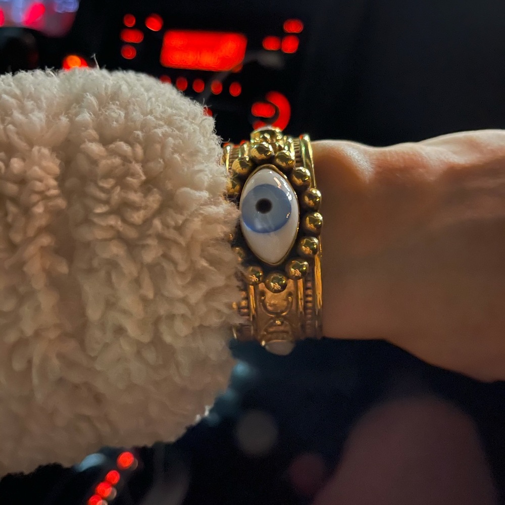 Evil eye Gold plated bracelet
